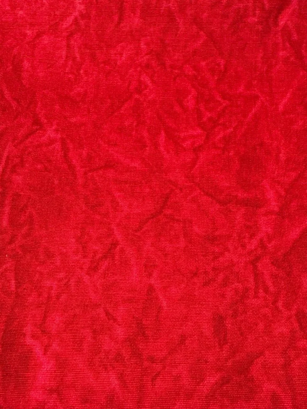 Red Crinkle Cotton Fabric 11